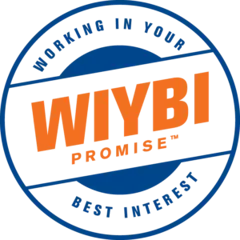 WIYBI Promise seal — Working In Your Best Interest