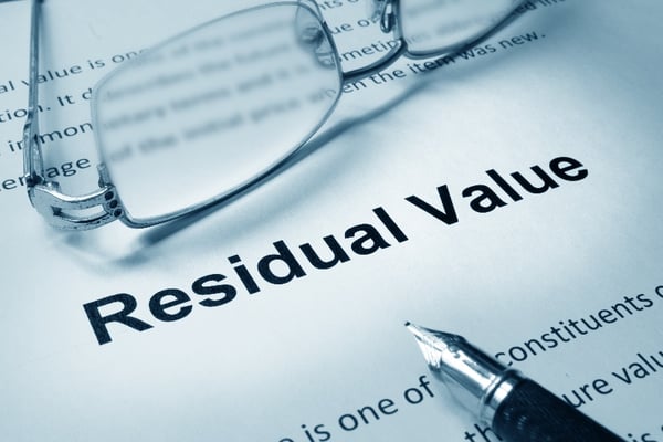 what is the residual value of a leased vehicle