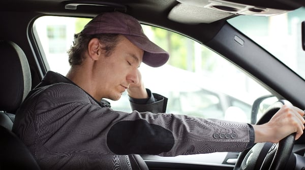 tired driver