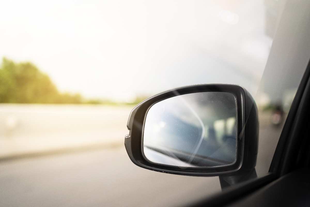 Reflections on Using Mirrors When Driving.